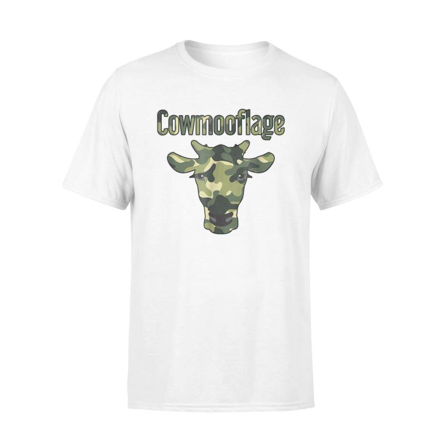Cowmooflage Cow Farming Animal Lover Green Camo T-Shirt