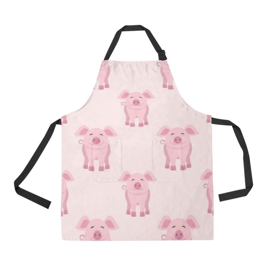 Pig  All Over Print Apron