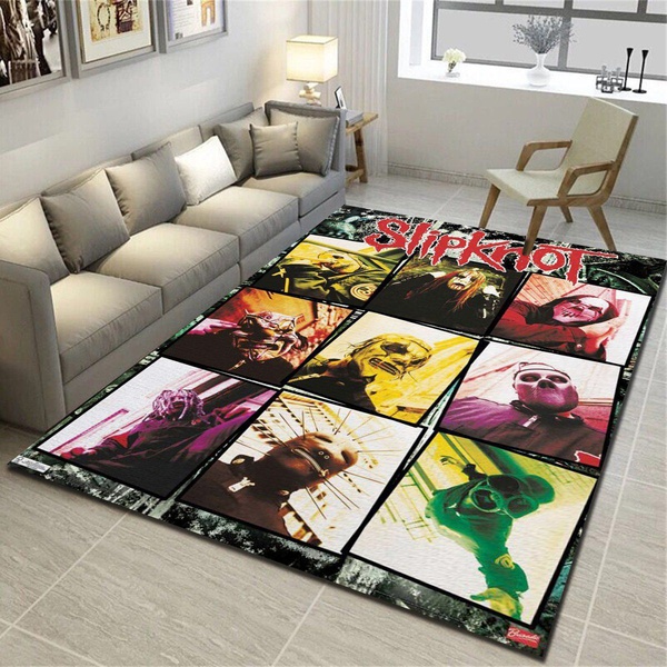 Slipknot Grid Area Rug, Living Room Carpet