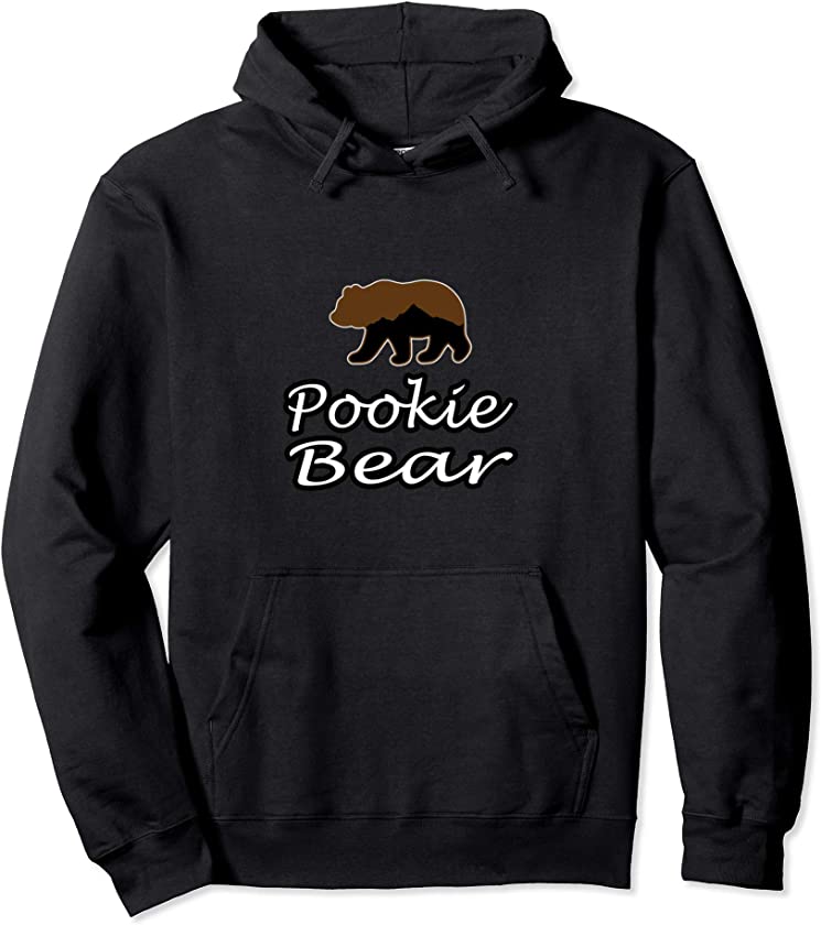 Pookie Bear Cute Funny Animal Family Adorable Couples Pullover Hoodie