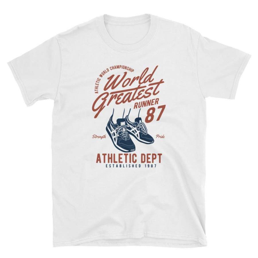 Worlds Greatest Runner Vintage poster T-Shirt