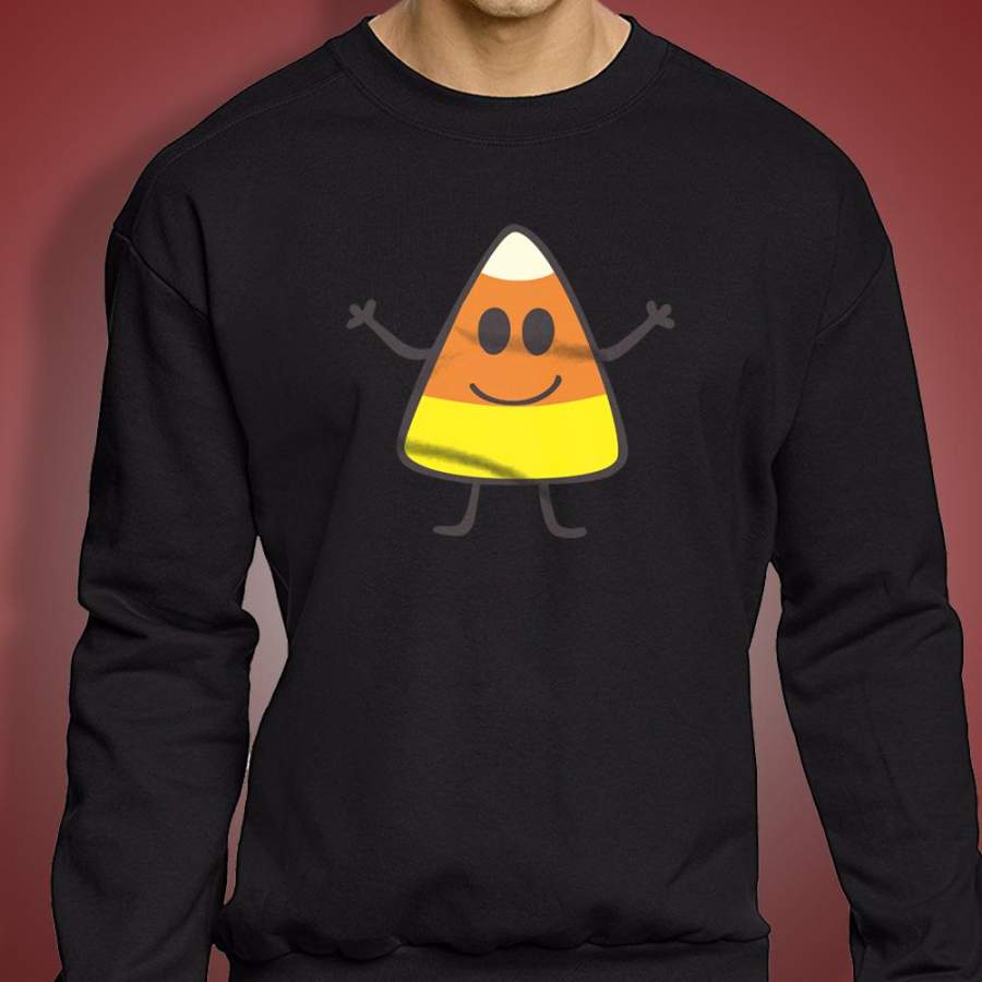 Cute Candy Corn Halloween Men’S Sweatshirt