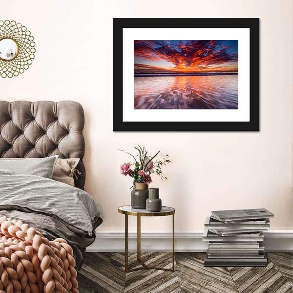 Beach Canvas Prints Sunset Over The Channel Islands Canvas Print Wall Art Home Decor