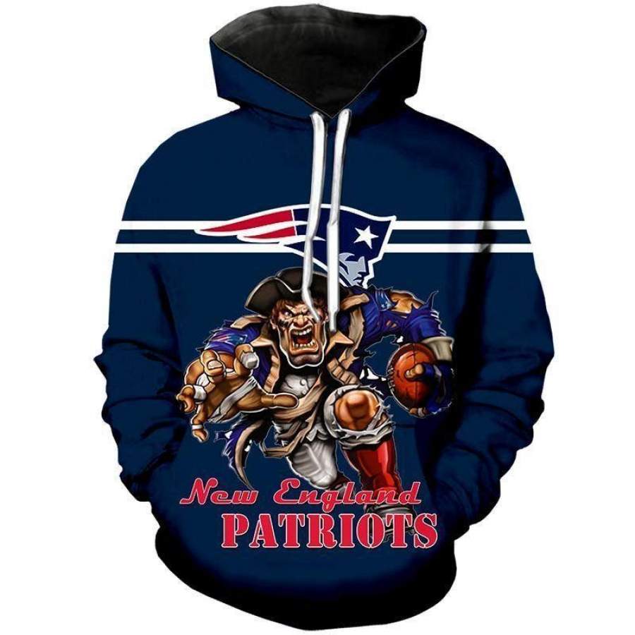 New England Patriots Hoodie 3D Style777 All Over Printed