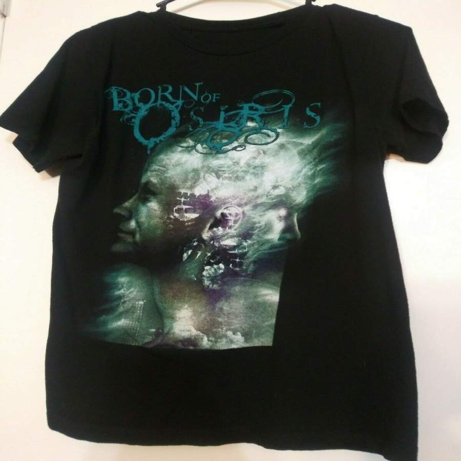 Born of Osiris Shirt band small metal metalcore Rings of Saturn red chord slayer