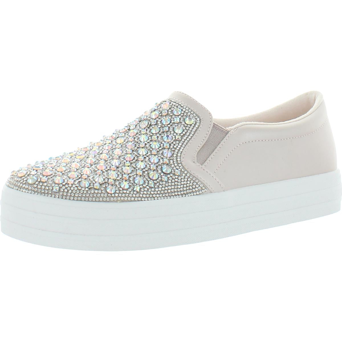 Double Up-Eye Candy Womens Embellished Slip-On Fashion Sneakers