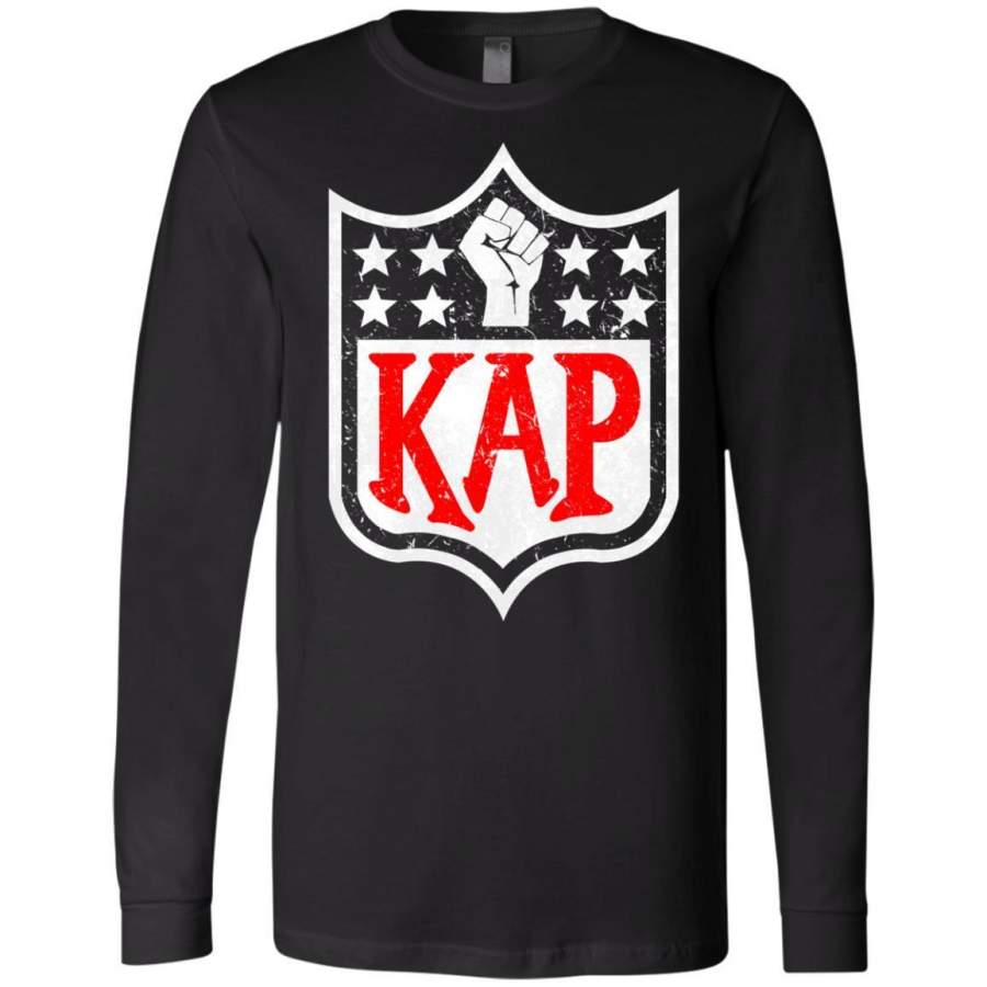 AGR Colin Kaepernick Kap USA Flag LS T-Shirt