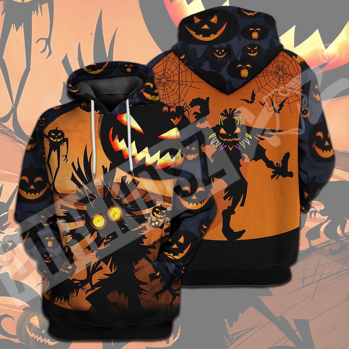Legend Of Zelda Halloween T-Shirt Orange Pumpkin Skull Kid Halloween T-Shirt Legend Of Zelda Hoodie