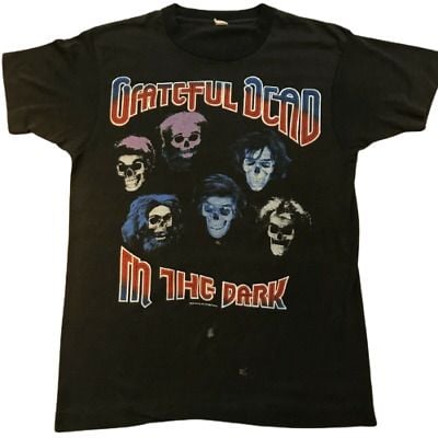 80s 90s Vintage Rock Tour Band Grateful Deadlock Band T-shirt Vintage M 3942