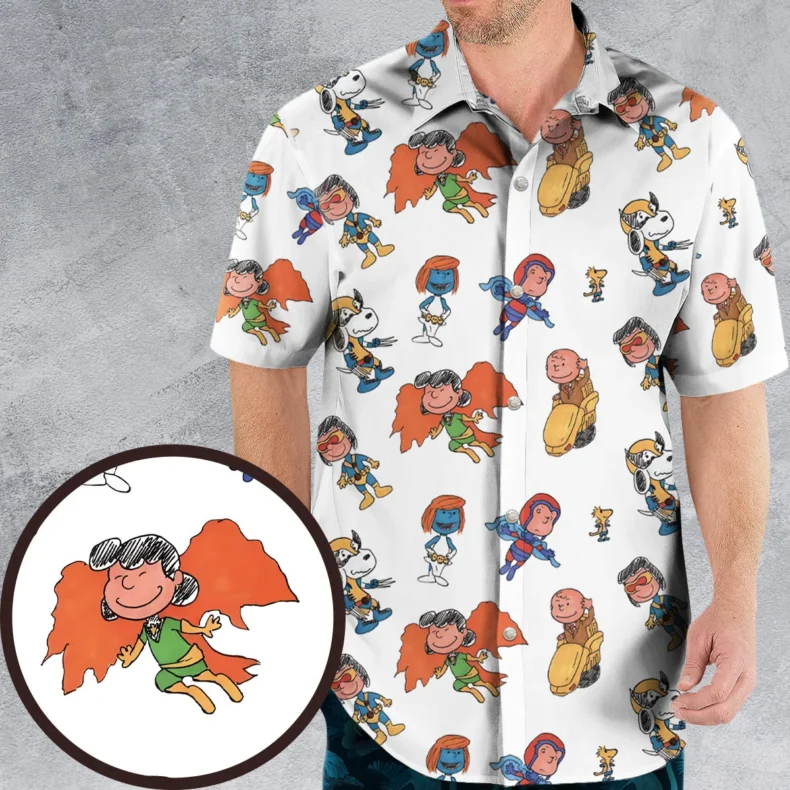 Super Squad X-Peanuts Hawaiian Shirt