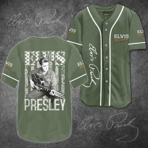 Elvis Presley Baseball Jersey Bbj-G9V8