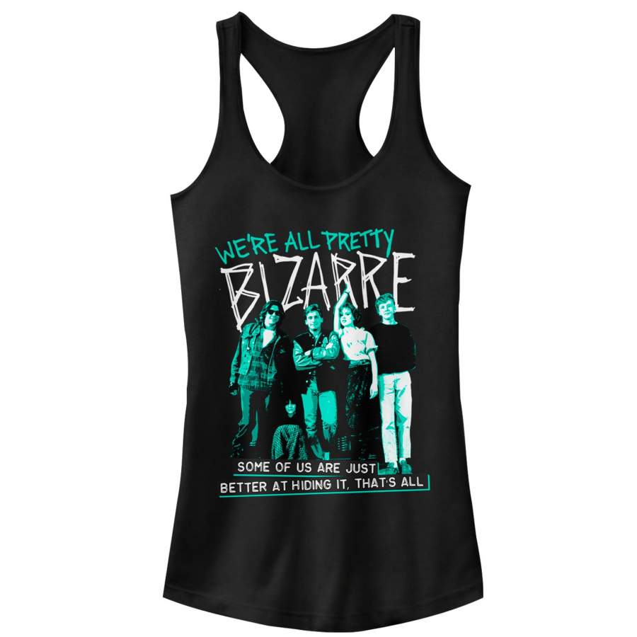 The Breakfast Club Junior’s We’re All Bizarre  Racerback Tank