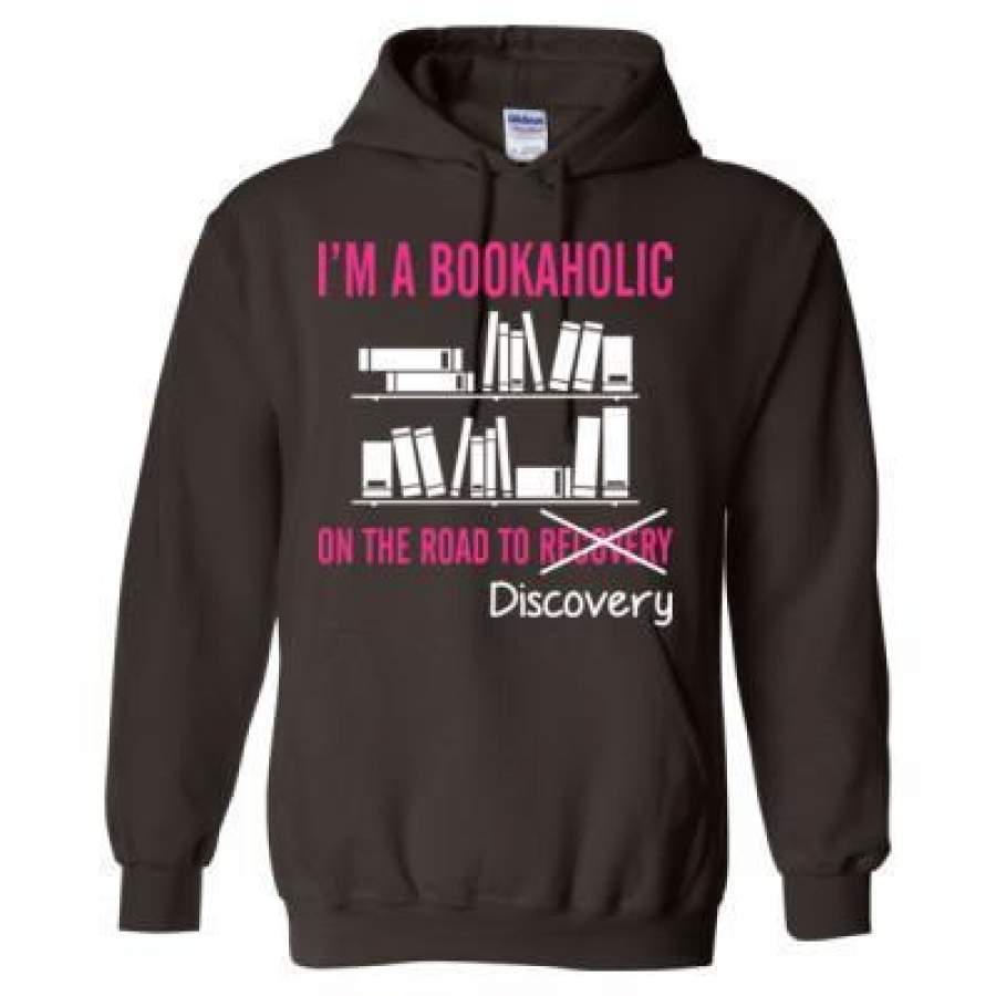 AGR I’M A Bookaholic On The Road To Discovery – Heavy Blend™ Hooded Sweatshirt