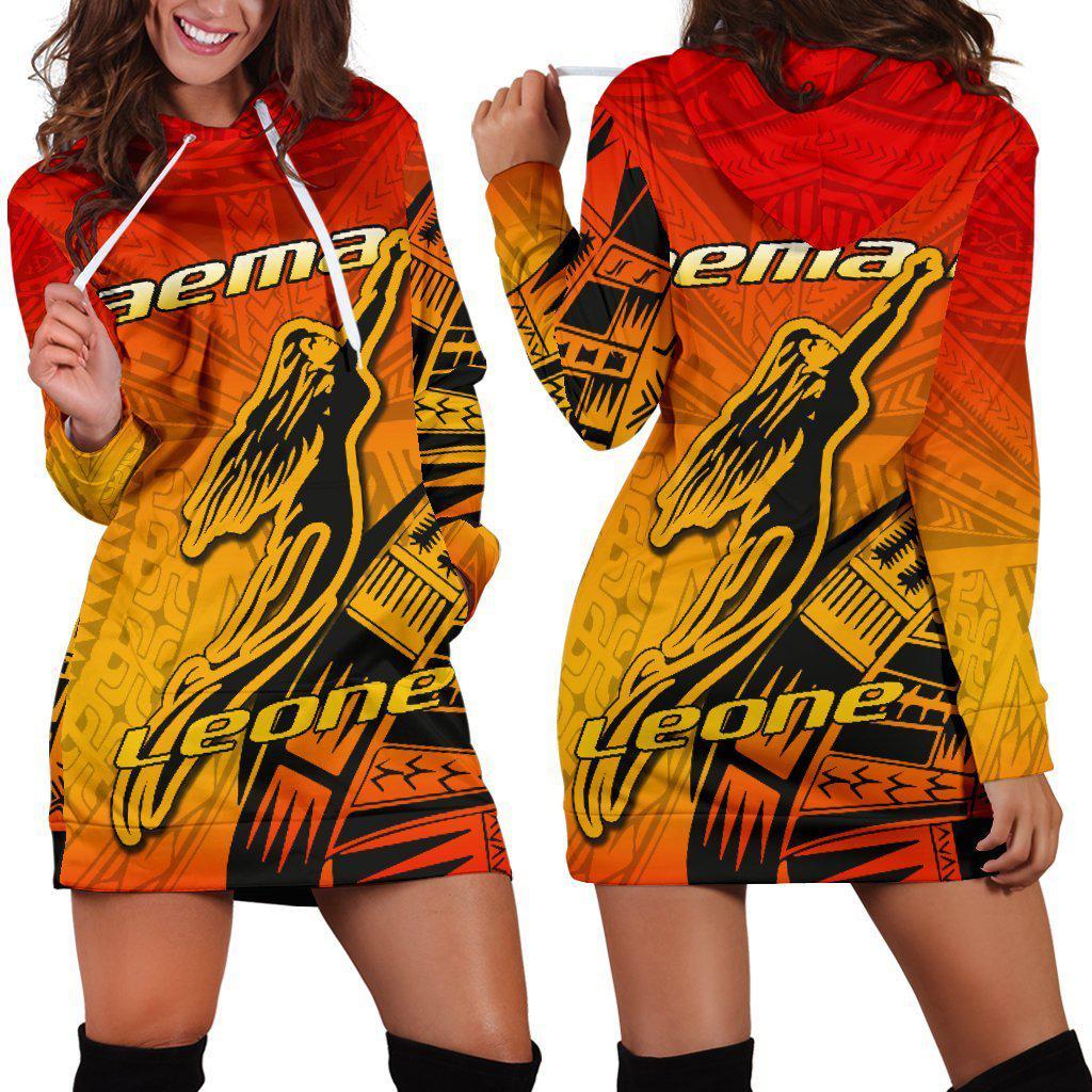 American Samoa Taema Leone Hoodie Dress