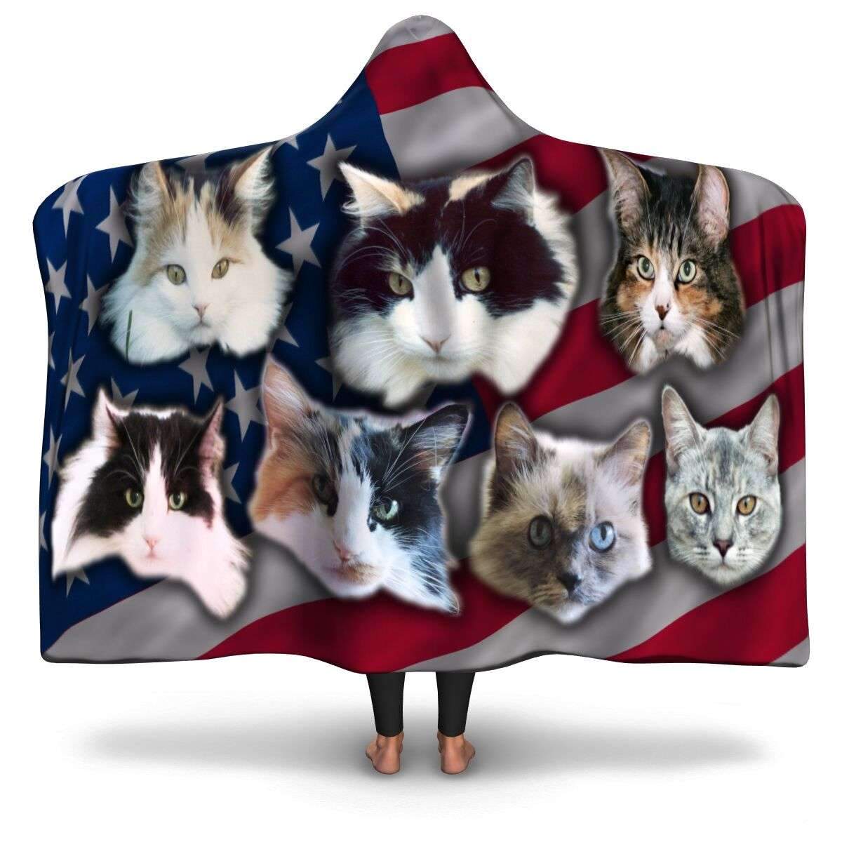 Your Pet Photos On A Hooded Blanket