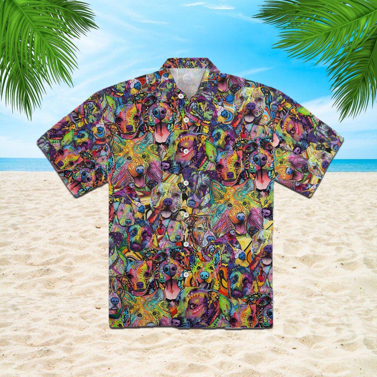 Oragontee Colorful Variety Of Dogs Hawaii Shirt For Men Women Adult Ha97119