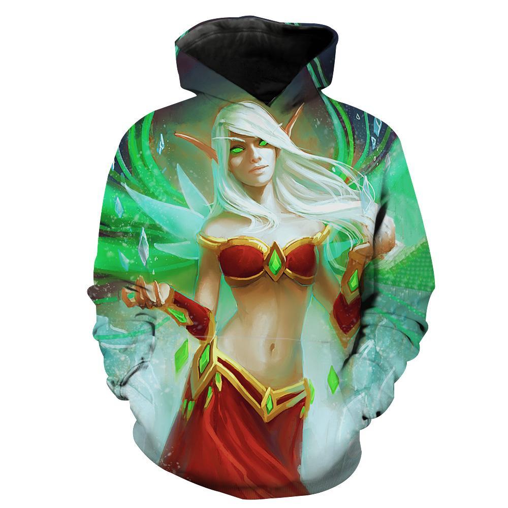 World Of Warcraft Blood Elf Hoodies – Pullover Sexy Hoodie