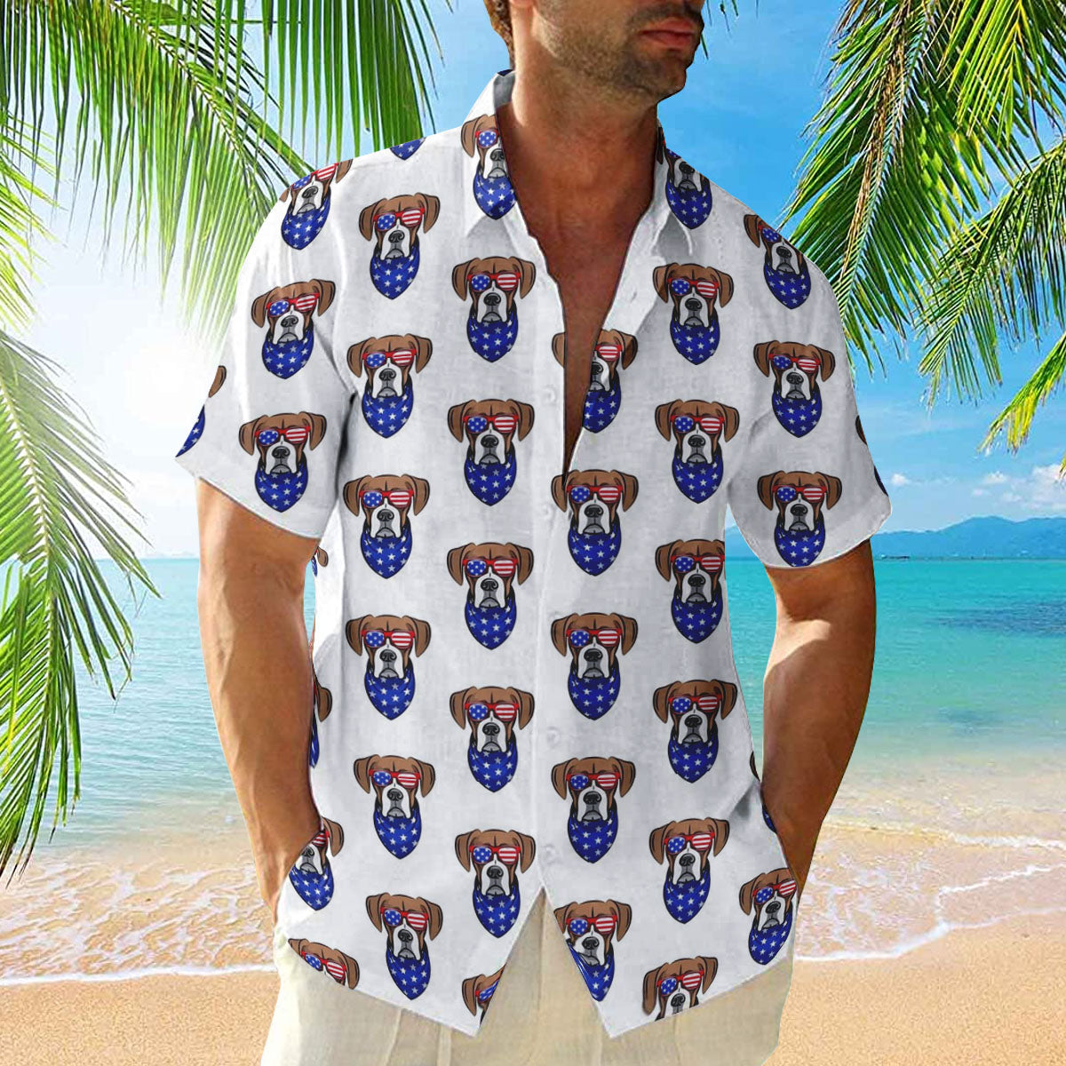 Boxer Dog Hawaii Shirt 6 Ha97223