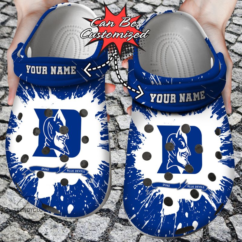 Sport Personalized DBlue Devils University Team Clog Shoes