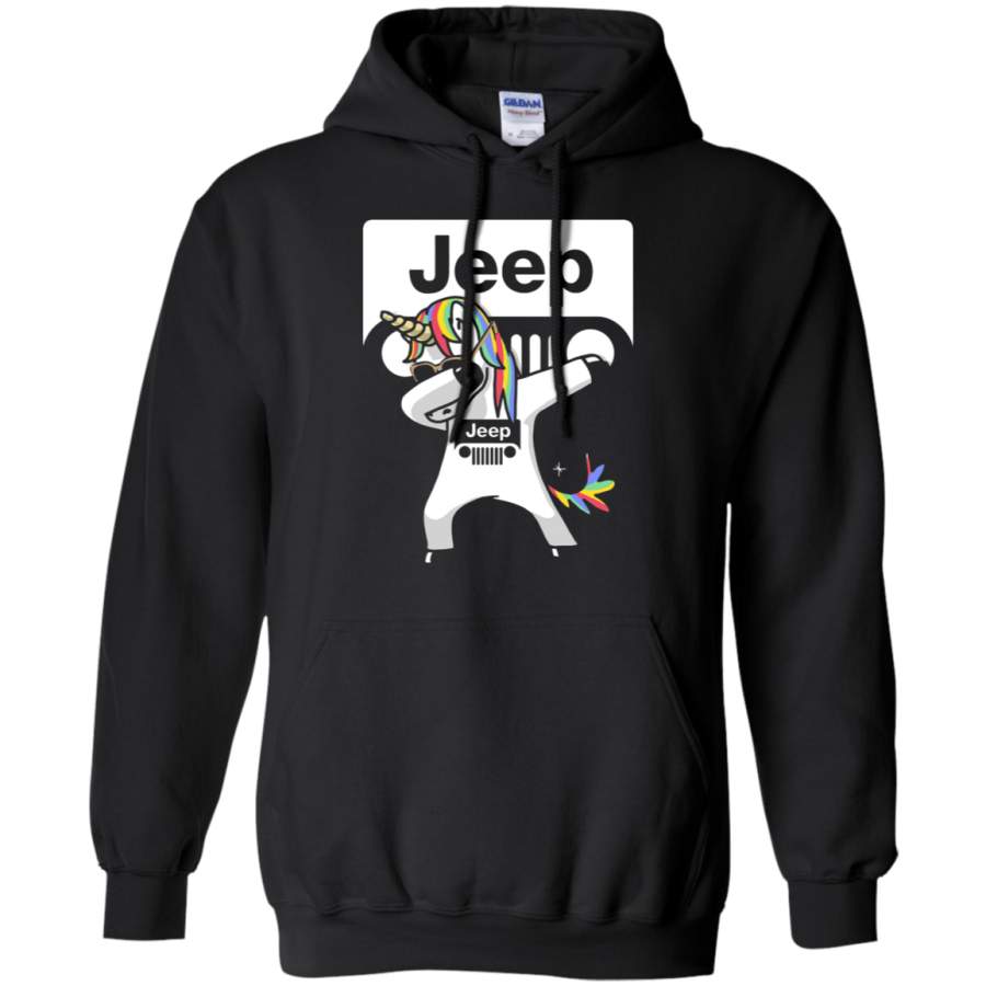 AGR Car – I Flippin’ Love Jeep Dabbing Hip Hop Unicorn Hoodie