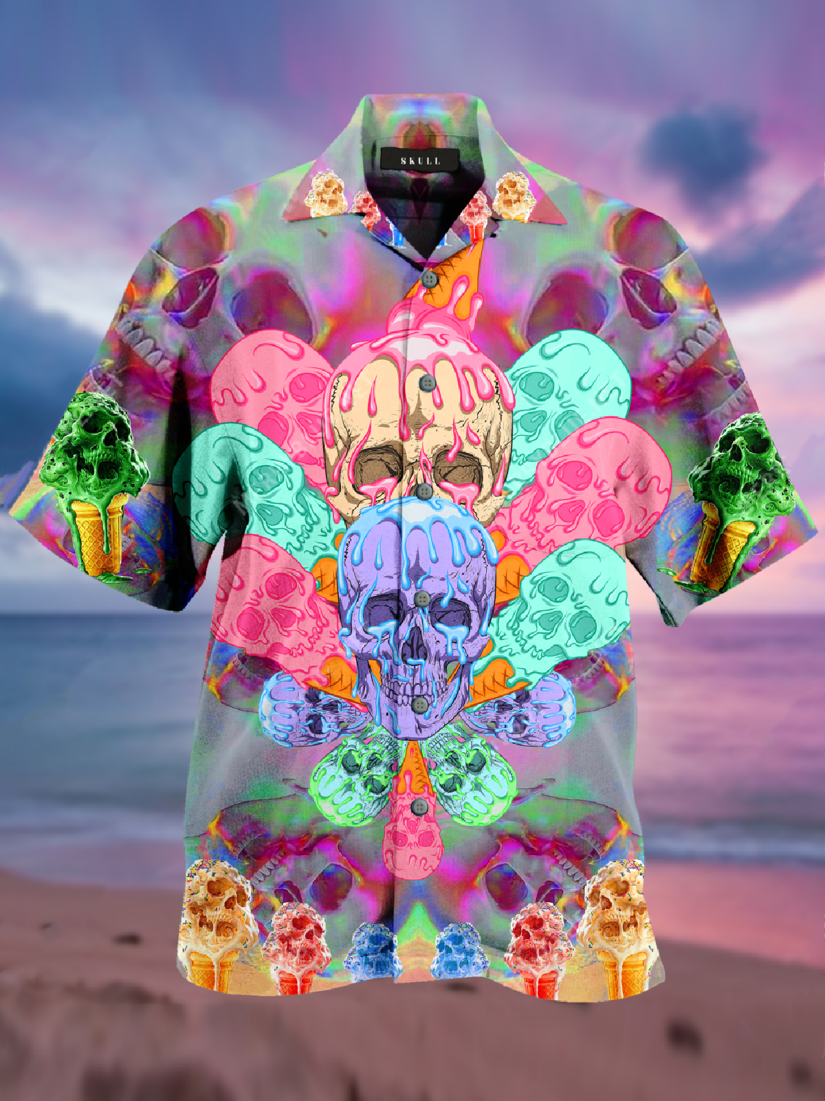 Skull Hawaii Shirt Ha67334