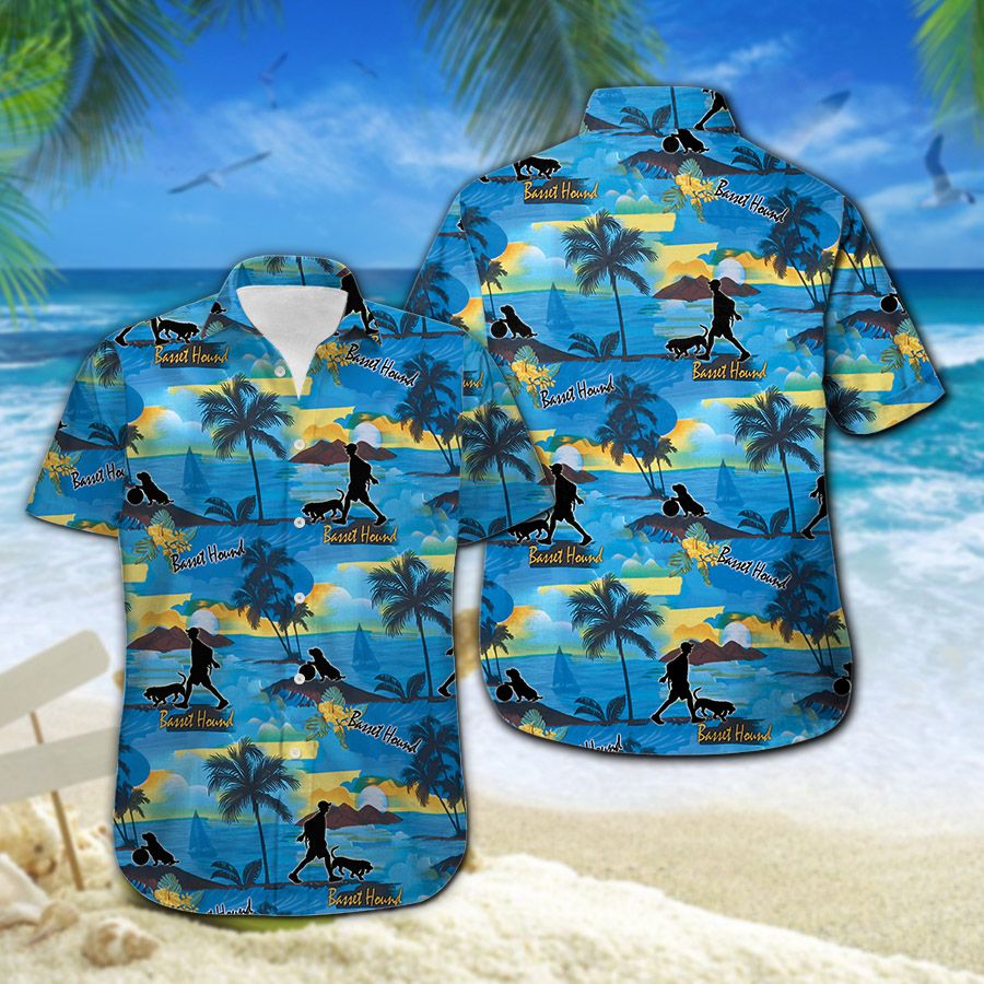 Basset Hound Hawaiian Shirt 211 ND4584