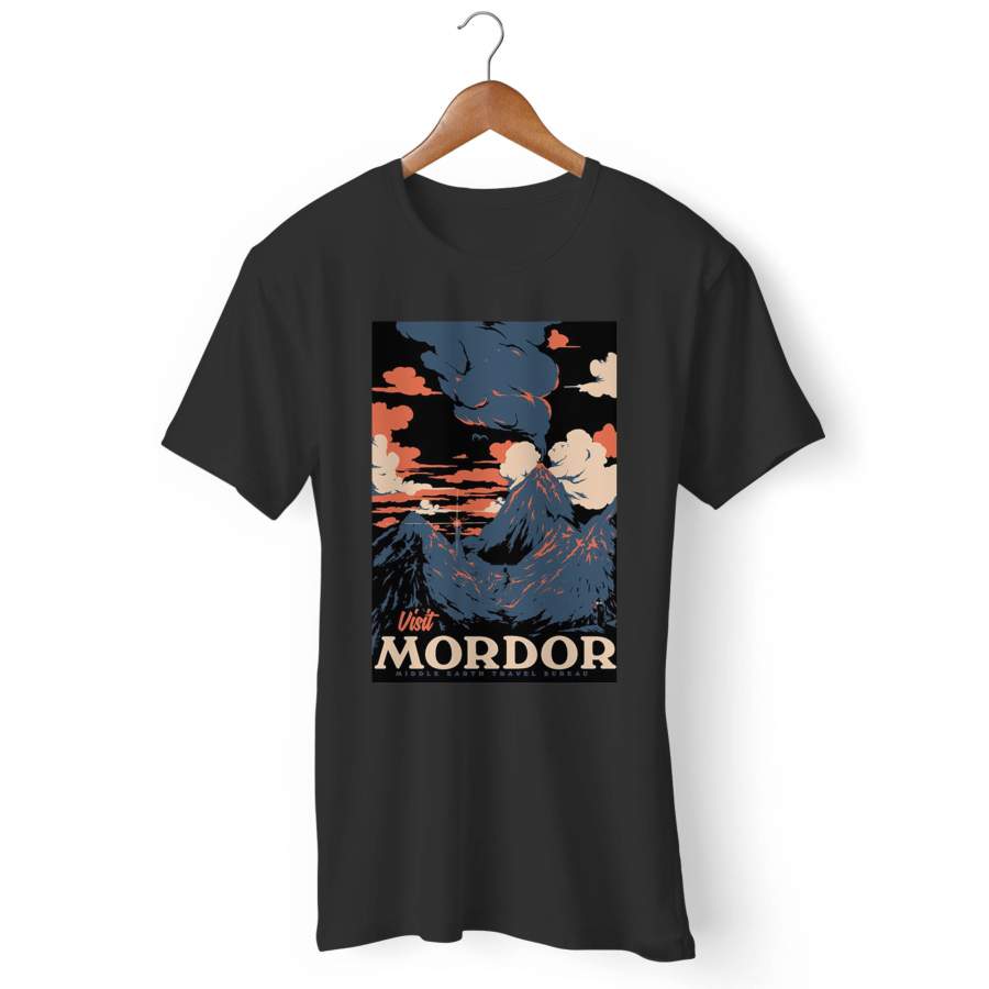 Visit Mordor Lord Of The Rings Inspired Man’s T-Shirt