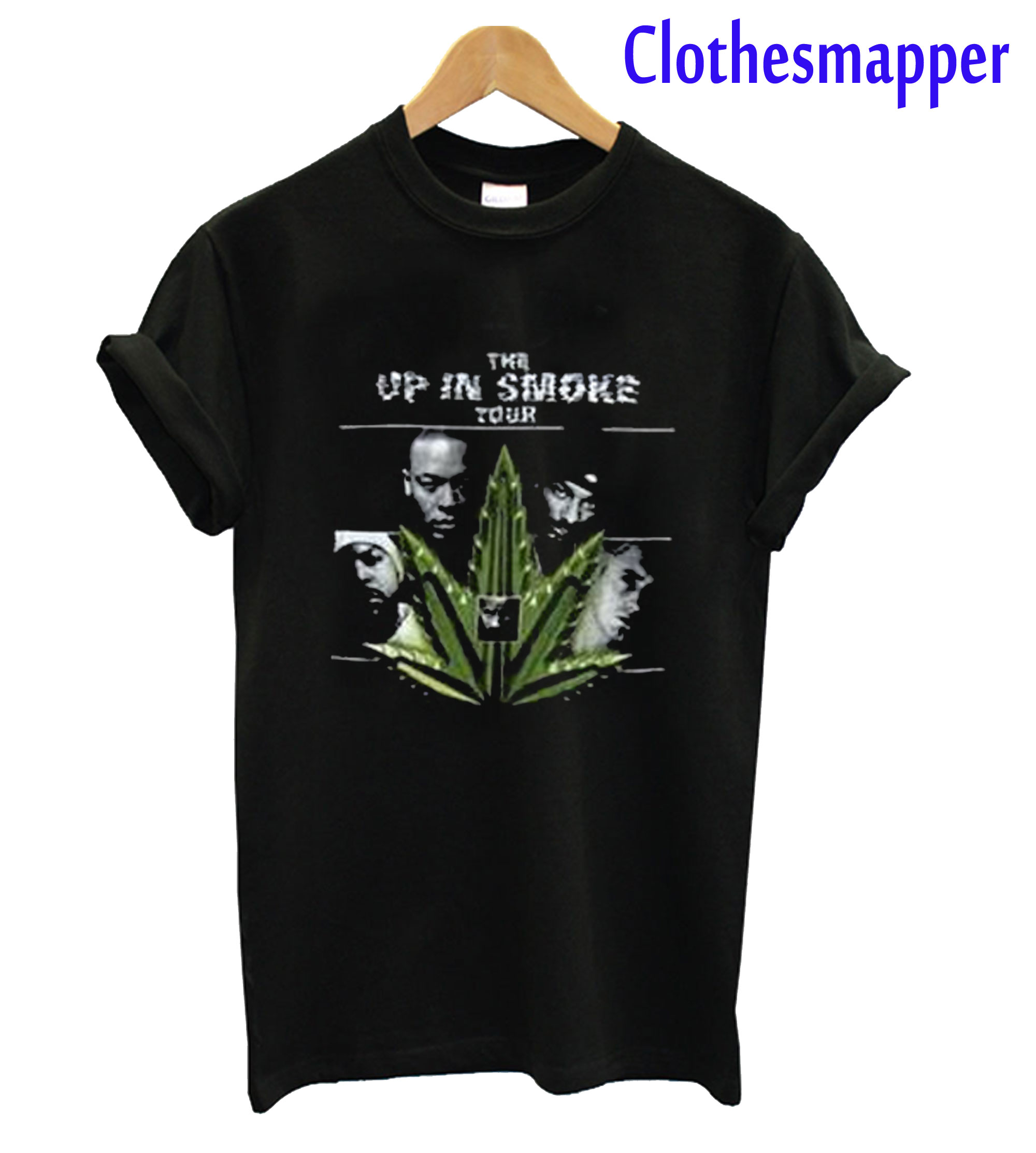 Up In Smoke Tour Dr Dre Ice Cube Eminem Snoop 2000 Tour T-Shirt