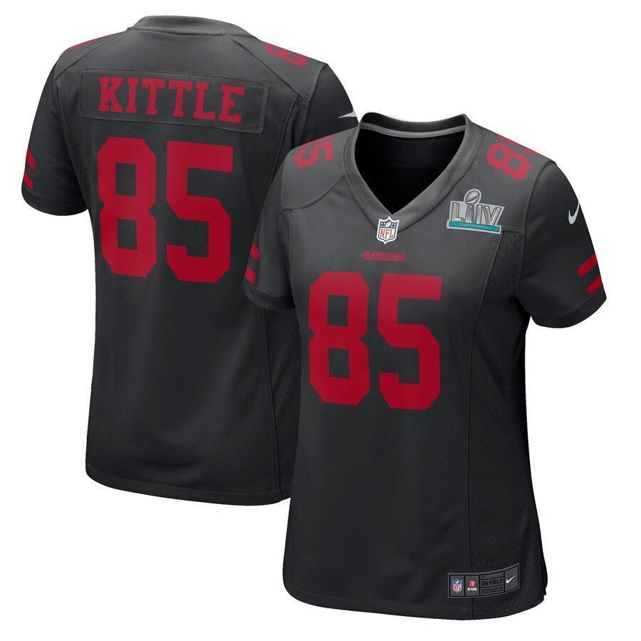 George Kittle San Francisco 49Ers WoSuper Bowl Liv Game Event ? Black 3D Jersey