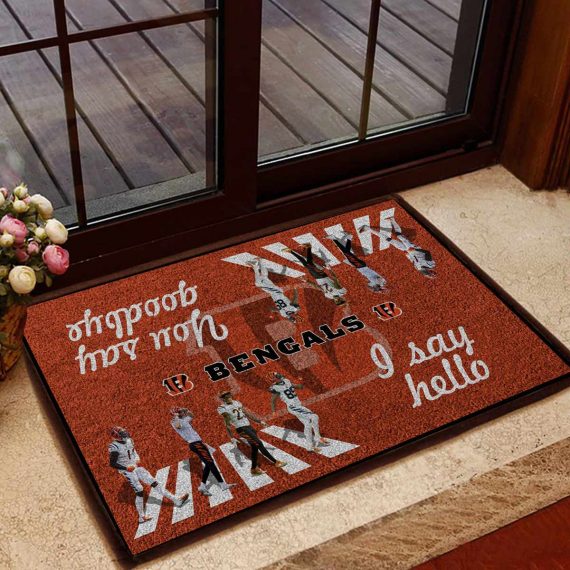 Cincinnati Bengals The Abbey Road Entrance Doormat Rug