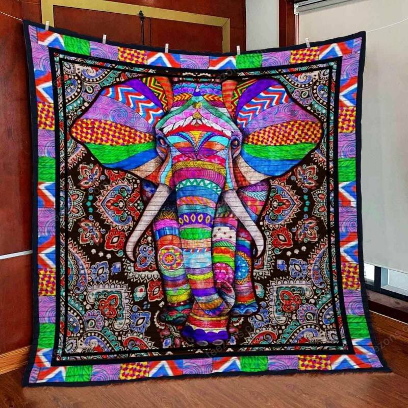 Elephant Ver18 Blanket TH1507 Quilt