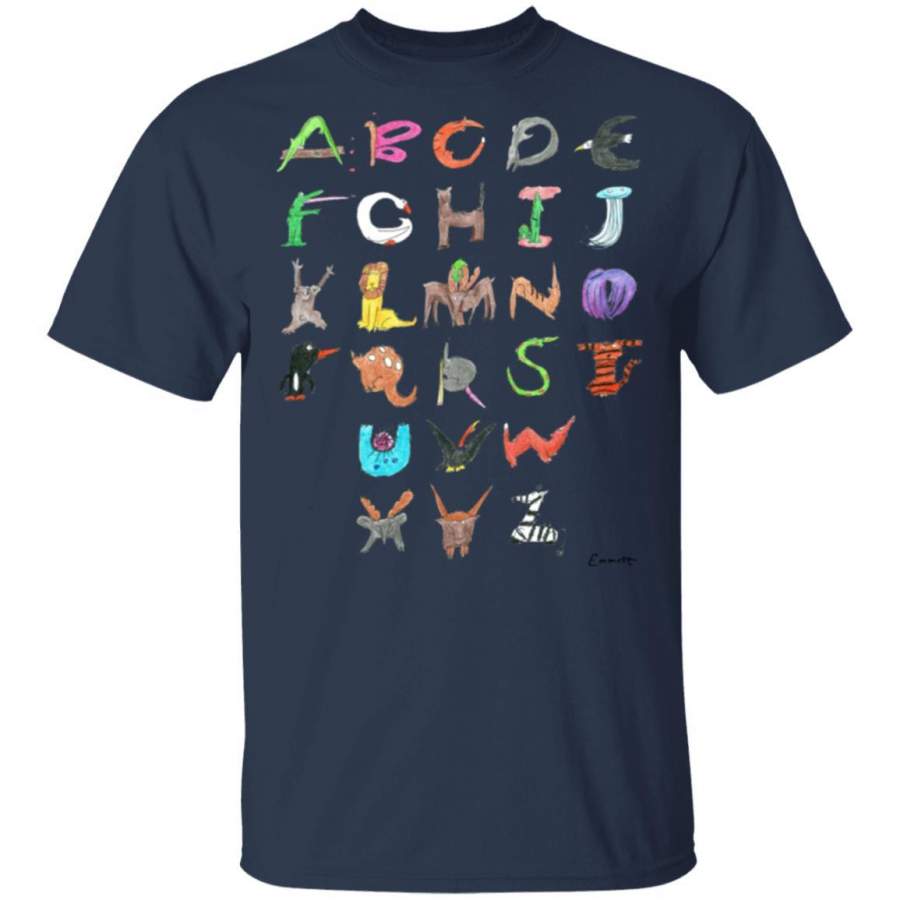 Animal Alphabet Design T-Shirt