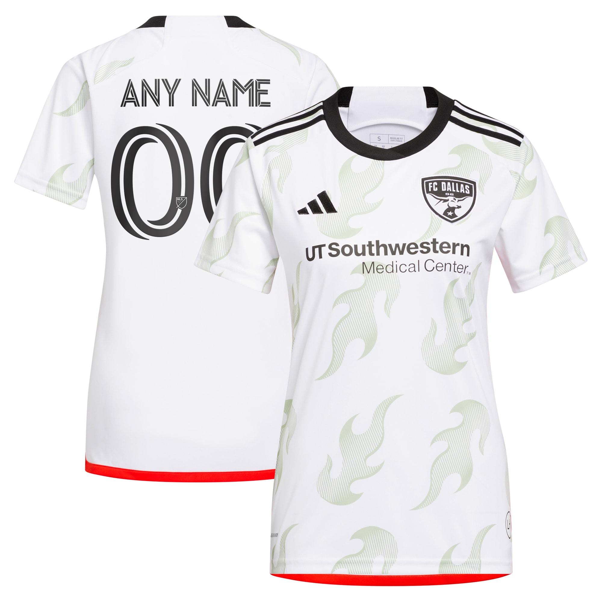 FC Dallas Women's 2023 Burn Baby Burn Replica Custom Jersey – White