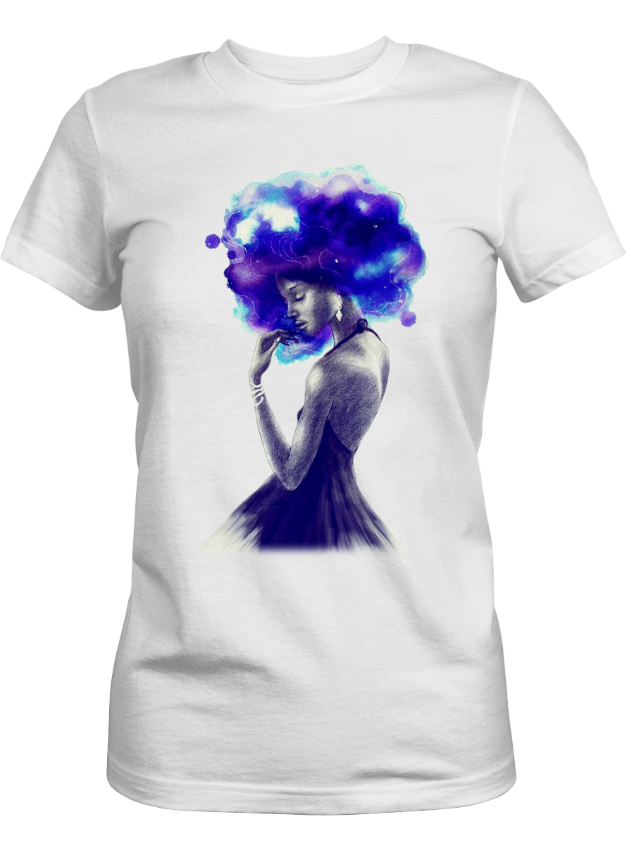 Shirt For Black Girl Magic Art Shirt For Afro Black Girl