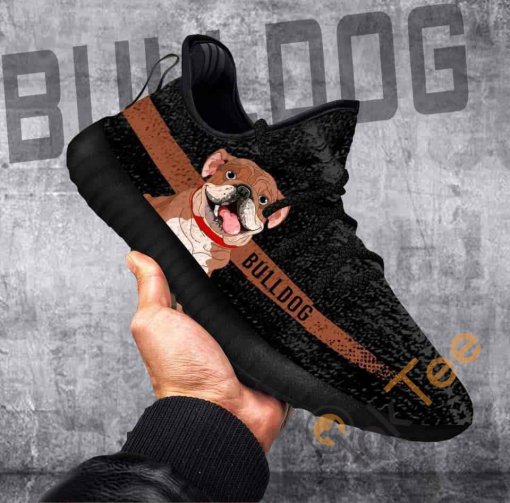 Bulldog Custom Shoes Personalized Name Yeezy Sneakers