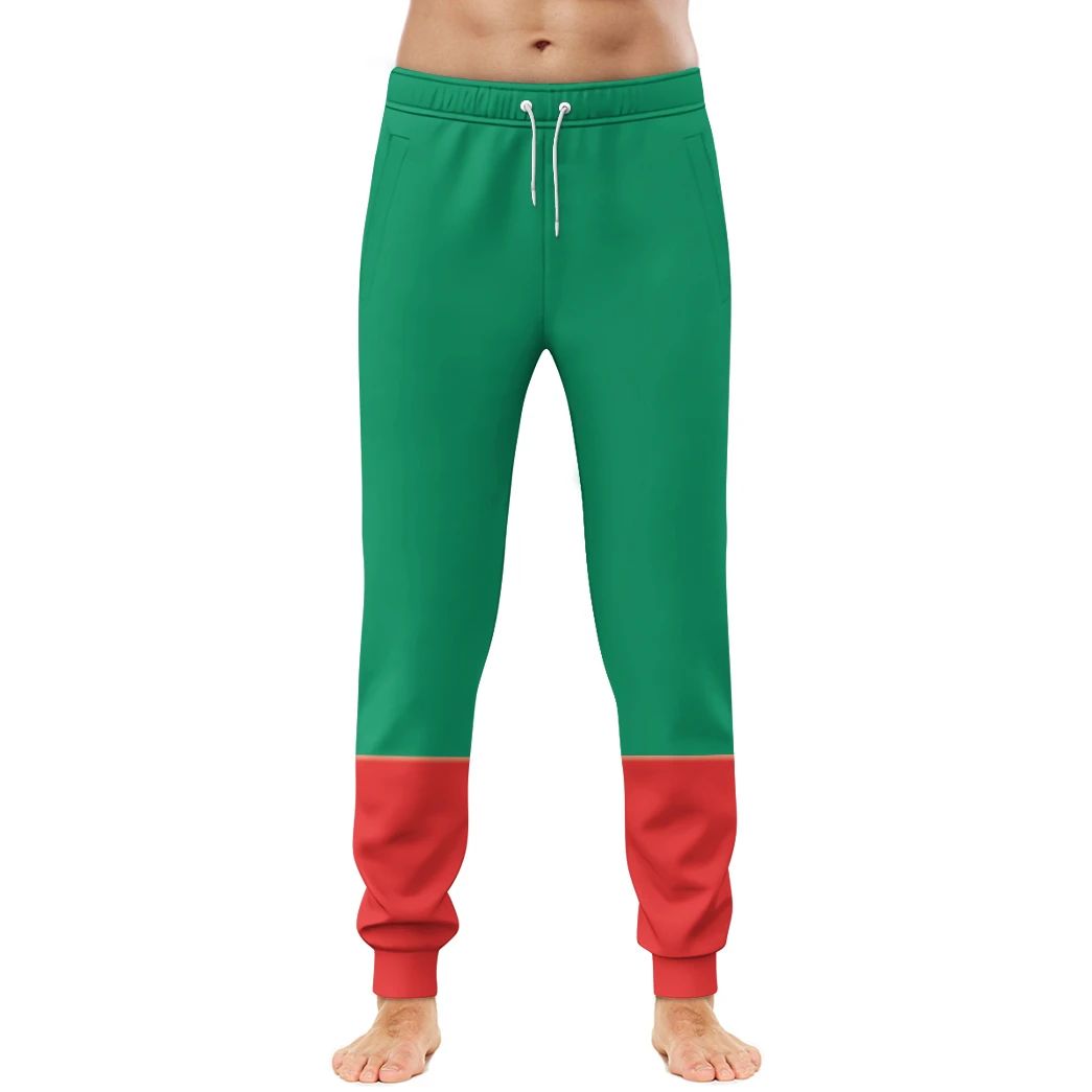 Alohazing 3D Singer Freddie Mercury Red Leather Sweatpants