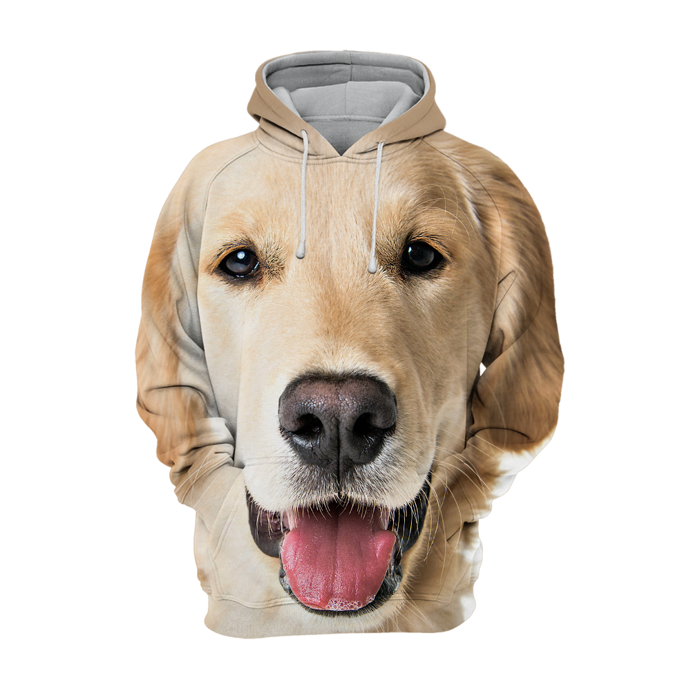 Unisex 3D Graphic Hoodies Animals Dogs Golden Retriever Young