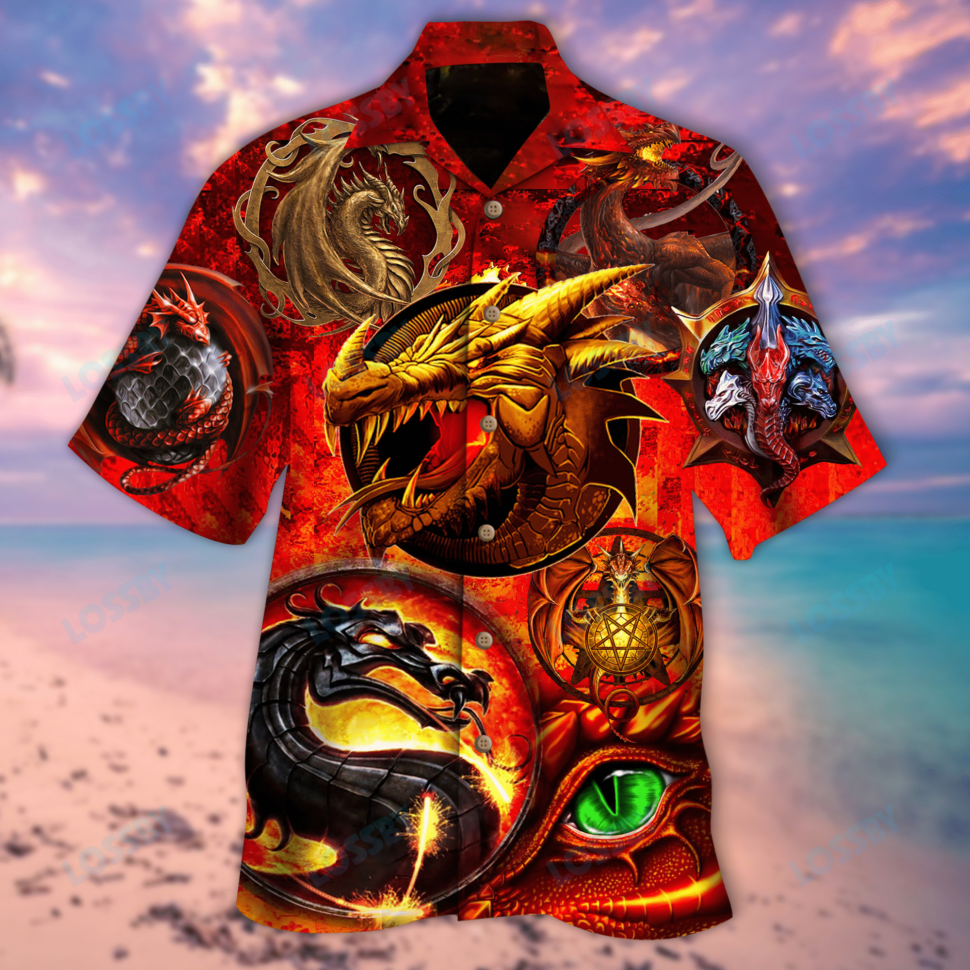 Be A Dragon And Conquer Your Enemies Unisex Hawaiian Shirt