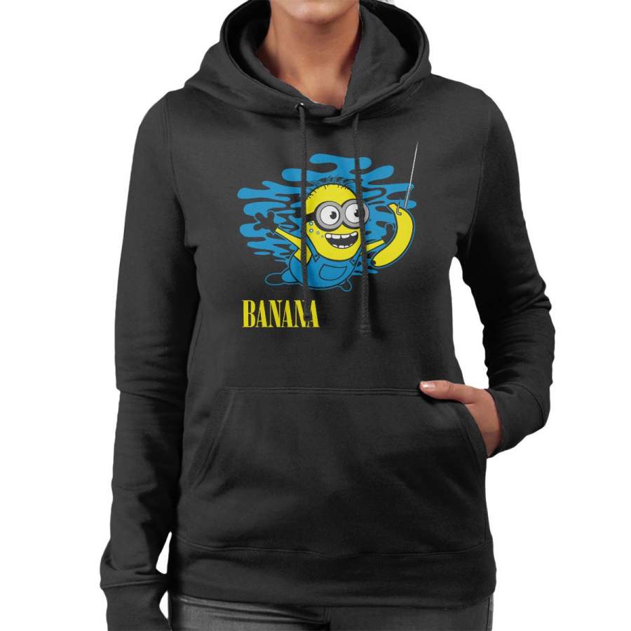 Minion Banana Nirvana Despicable Me Women’s Hooded Sweatshirt