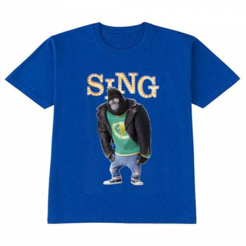 Sing Movie Johnny gorilla t-shirt