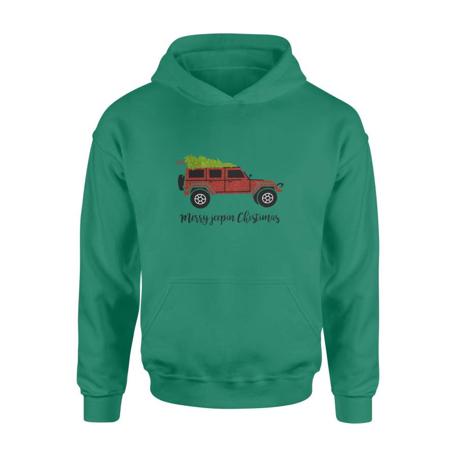 Merry Jeepin Christmas Hoodie