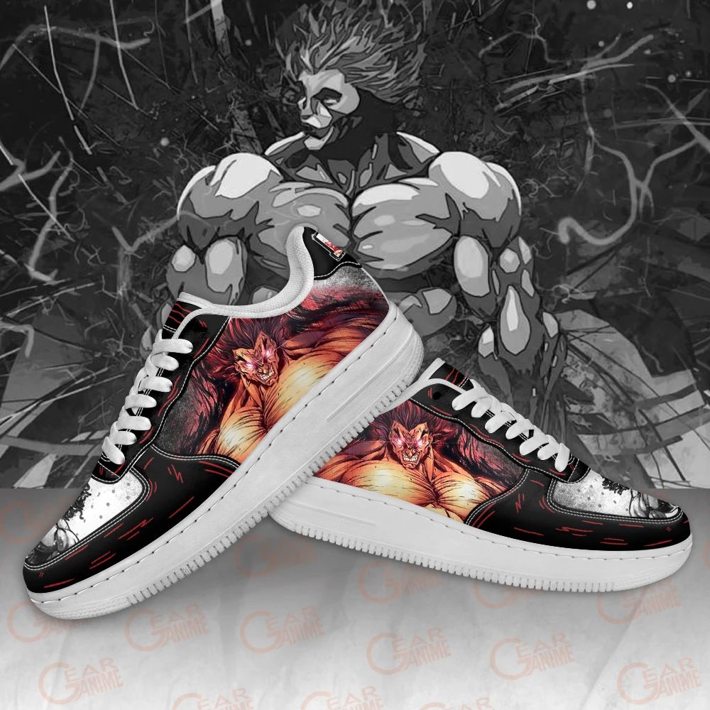 Yujiro Hanma Sneakers Baki Custom Anime Shoes Pt10 Unisex Men Women