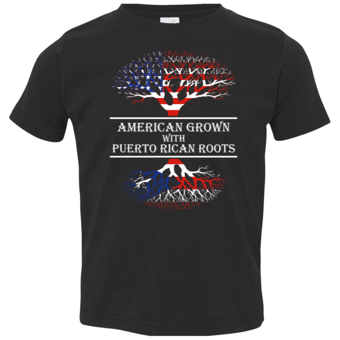 American With Puerto Rican Roots – Toddler Tee