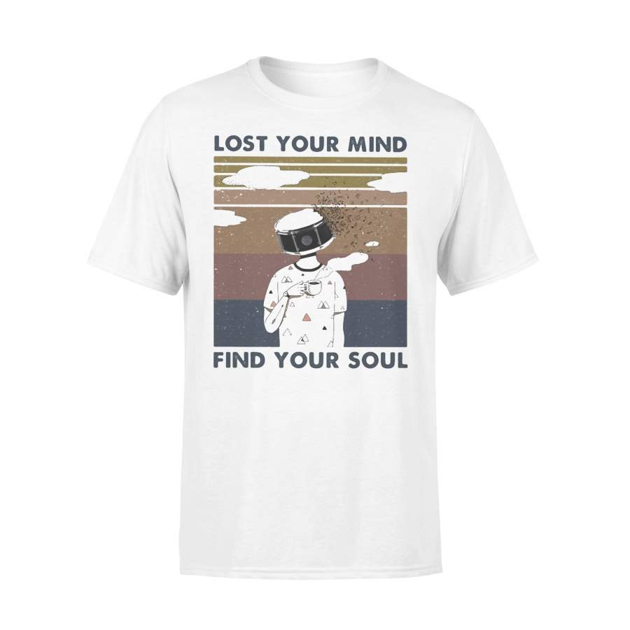 Lost Your Mind Find Your Soul Vintage Retro T-shirt