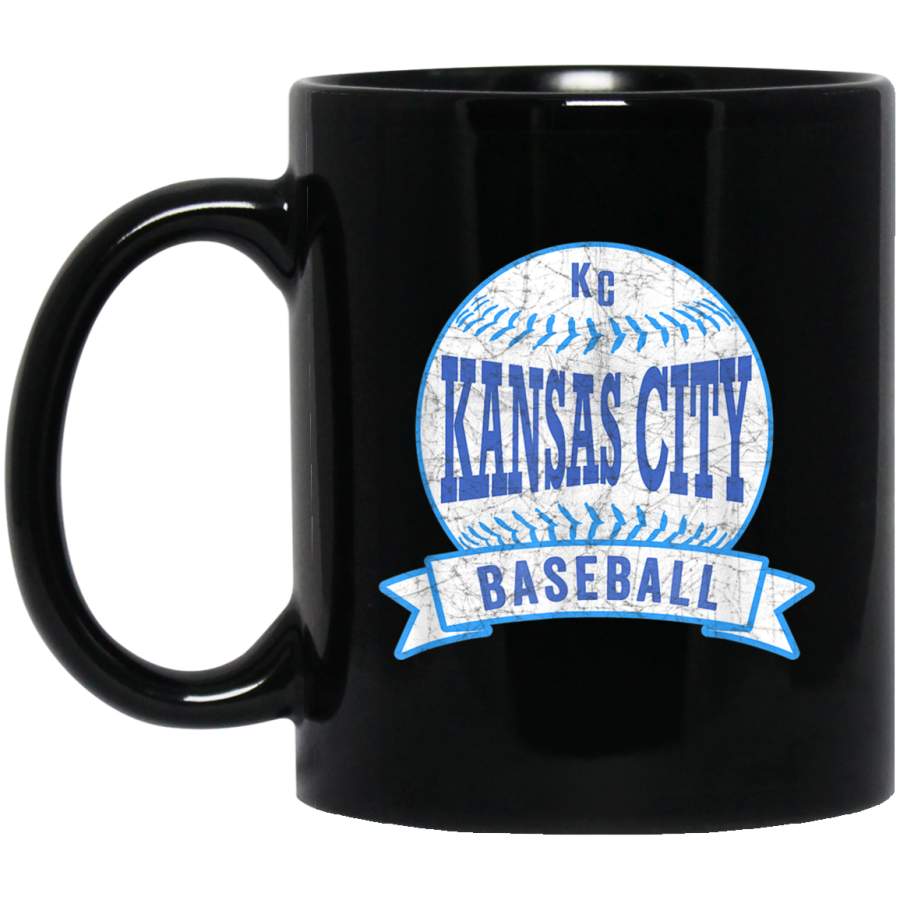 KC Baseball Kansas City Vintage League Old School Kc Mug