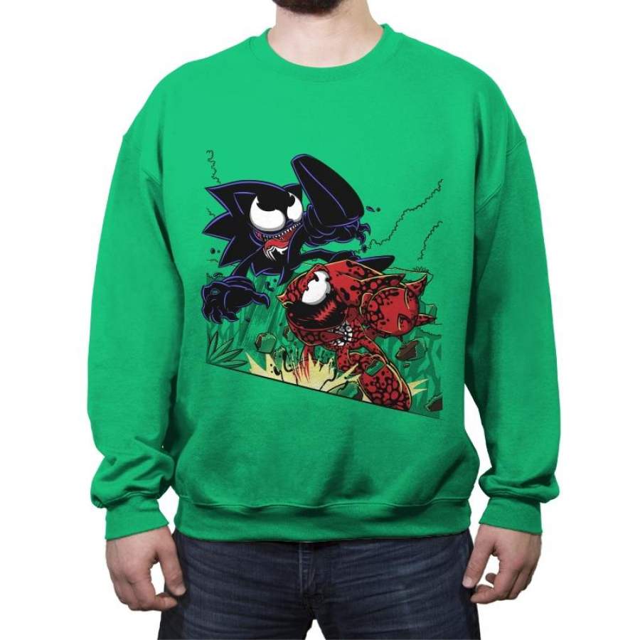 Echidna vs Hedgehog – Crew Neck Sweatshirt