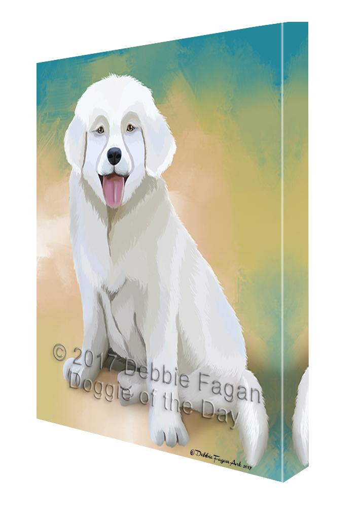 Slovensky Cuvac Puppy Canvas Wall Art Cvs49161