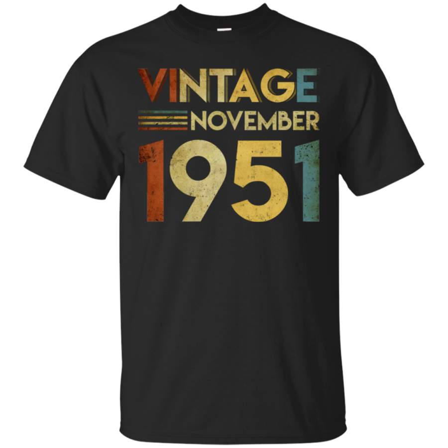 AGR 1951 November Vintage 67th Birthday T-Shirt