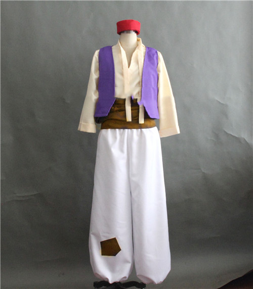 Anime Aladdin Halloween Adult Men Cosplay Costume Adult Prince Cosplay Costume for Men Aladdin Costumes Full Set Xs-3xl alx