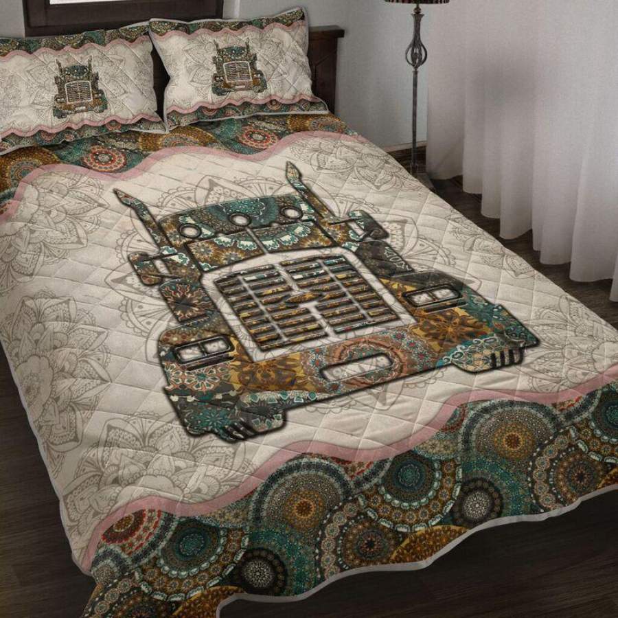 Truck quilt bedding set HG41700